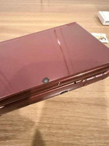 Nintendo New 3DS XL Handheld Console Red Top IPS - Tested Working CLEAN COND.