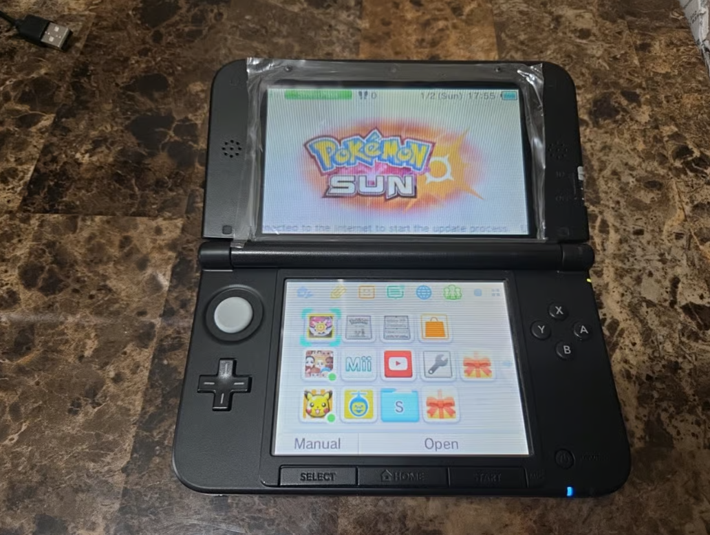 Nintendo 3DS XL Pokemon Charizard Edition Handheld System - Black