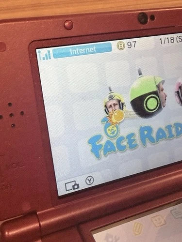 Nintendo New 3DS XL Handheld Console Red Top IPS - Tested Working CLEAN COND.