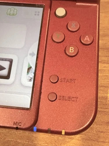 Nintendo New 3DS XL Handheld Console Red Top IPS - Tested Working CLEAN COND.