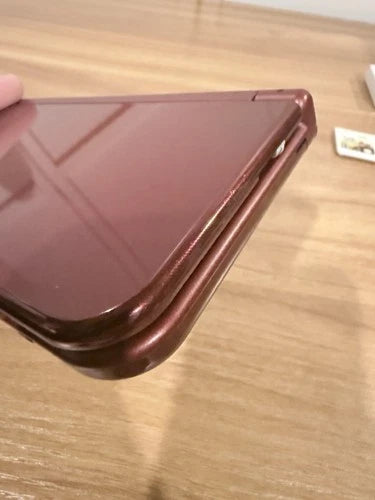 Nintendo New 3DS XL Handheld Console Red Top IPS - Tested Working CLEAN COND.