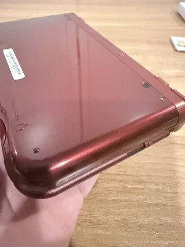 Nintendo New 3DS XL Handheld Console Red Top IPS - Tested Working CLEAN COND.